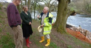 Green Party leader visits our hydro